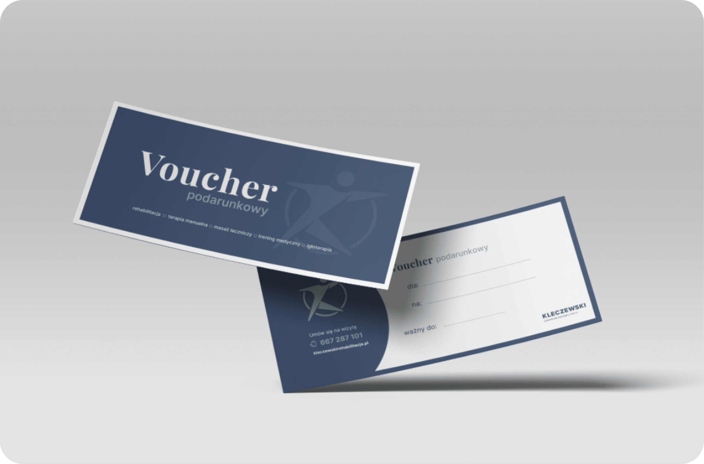 Voucher podarunkowy Kleczewski Centrum Rehabilitacji – rehabilitacja, terapia manualna, masaż leczniczy, trening medyczny, igłoterapia